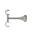 Držák stropní dvojitý satin nickel ocel Ø19 mm kus