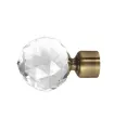 Koncovka Crystal Gula antik  Ø25 mm kus