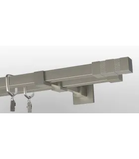 Quadro dvojitá Neptun satin nickel