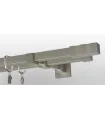 Quadro dvojitá Neptun satin nickel