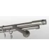 Satin nickel Ø 19mm koncovka - Cylinder crystal
