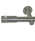 Efekt-nerezová oceľ Ø 19 mm - Cylinder crystal Držiak jednoduchý simple