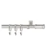 Quadro jednoduchá satin nickel Zanotti