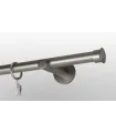 Satin nickel Ø 19mm-Duo Držiak jednoduchý simple