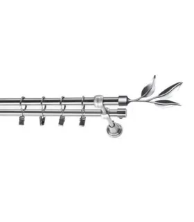 Satin nickel Ø 19mm - List willow