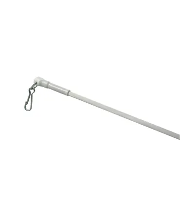 Palica záclonová  kovová biela 