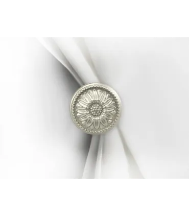 Rozeta (knob) kovova satin