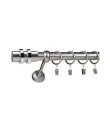 Satin nickel Ø 25 mm - koncovka Neapol tyč hladká