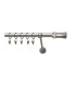 Satin nickel Ø 19 mm - Pluton Crystal