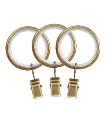 Kroužek tichy se skřipcem 1 kus antik  Ø19 mm