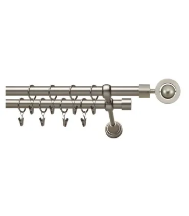 Satin nickel Ø 19 mm -Jupiter