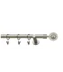 Satin nickel Ø 19mm - Jupiter  Držiak jednoduchý simple
