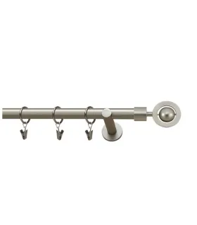 Satin nickel Ø 19mm - Jupiter  Držiak jednoduchý simple