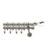 Satin nickel Ø 19mm - Crystal Cone