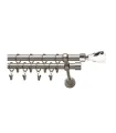 Satin nickel Ø 19mm - Crystal Cone