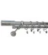 Efekt-nerezová oceľ  Ø 25/19 mm - Cylinder hladky