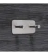 Dvojitý samolepiaci vešiak Inox N007