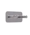 Dvojitý samolepící věšák Inox N007