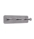 Trojitý samolepiaci vešiak Inox N009