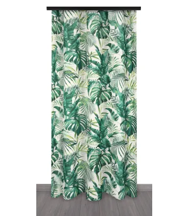 Závěs na řasící pásce 140cmx250 cm farba Flores 01
