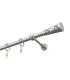 Kovová garnýž Satin nickel Ø 19 mm - Trapezium
