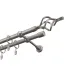 Kovová garnýž Satin nickel Ø 19 mm Gula Azur