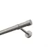 Kovová garnýž Satin nickel Ø 28 mm - Pullo