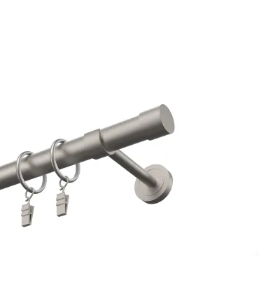 Kovová garnýž na strop EXCLUSIVE Satin nickel Ø 28 mm - Pullo