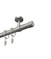 Kovová garnýž na strop EXCLUSIVE Satin nickel Ø 28 mm - Pullo