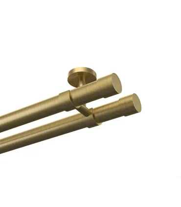 Kovová dvojitá garnýž EXCLUSIVE Antik Ø 28 mm - Pullo