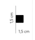 Dekorativní nástěnná lišta MD010 200 x 1.5 x 1.5 cm