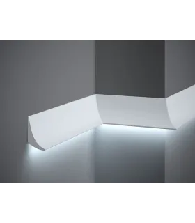 Dekorativní nástěnná lišta QL006 200 x 7 x 4.2 cm Mardom - vhodná pre LED podsvietenie