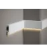 Dekorativní nástěnná lišta QL019 200 x 8 x 2.5 cm Mardom - vhodná pre LED podsvietenie