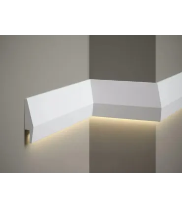 Dekorativní nástěnná lišta MD016 200 x 10 x 2.3 cm Mardom - vhodná pre LED podsvietenie