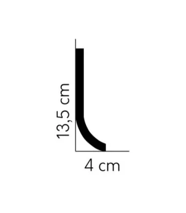 Podlahová lišta QS011 200x13.5x4 cm Mardom