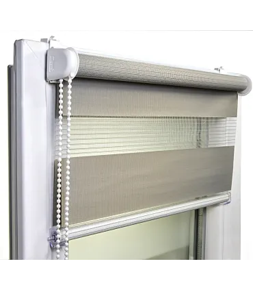 Roleta Den a Noc prémiová řada Šedá