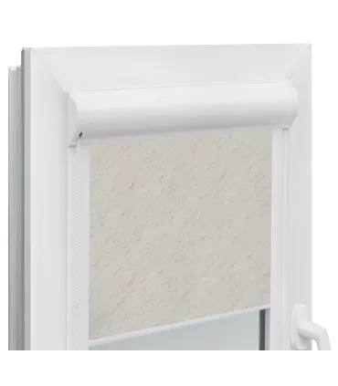 Roleta Termo (termoizolační) v hliníkové kazetě Elite řada plus Ecru mramor