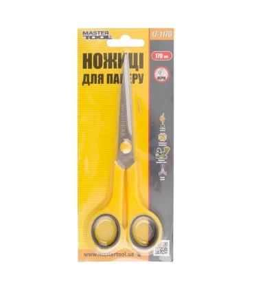 Nůžky kancelářské MASTERTOOL 170 mm 17-1170