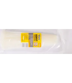 Páska stahovací MASTERTOOL na kabely, nylon 3,6*250 mm, bílý 100 ks balení 20-1808