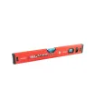 Vodováha stavební hliníková MASTERTOOL PROFI 40 cm 2 libely 0,5 mm/m 0,03° výklenek pro montáž na potrubí 37-0403