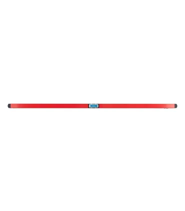 Vodováha stavební hliníková MASTERTOOL PROFI 80 cm 2 libely 0,5 mm/m 0,03° výklenek pro montáž na potrubí 37-0803