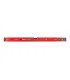 Vodováha stavební hliníková MASTERTOOL PROFI 80 cm 2 libely 0,5 mm/m 0,03° výklenek pro montáž na potrubí 37-0803
