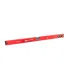 Vodováha stavební hliníková MASTERTOOL PROFI 80 cm 2 libely 0,5 mm/m 0,03° výklenek pro montáž na potrubí 37-0803