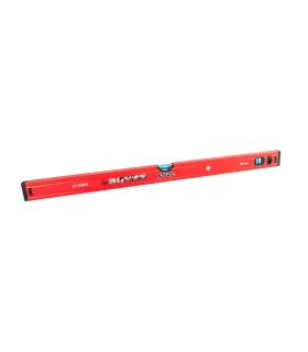 Vodováha stavební hliníková MASTERTOOL PROFI 80 cm 2 libely 0,5 mm/m 0,03° výklenek pro montáž na potrubí 37-0803