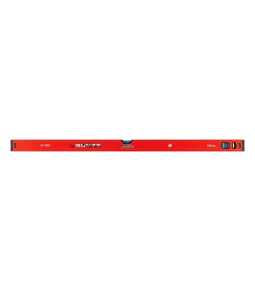 Vodováha stavební hliníková MASTERTOOL PROFI 100 cm 2 libely 0,5 mm/m 0,03° výklenek pro montáž na potrubí 37-1003