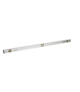 Vodováha hliníková MASTERTOOL Reinforced stavební 120cm 3 libely 0,5mm/m 0,03° 34-1203
