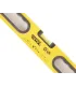 Vodováha hliníková MASTERTOOL PROFI stavební 60 cm 3 libely 0,5 mm/m 0,03° gumový úchyty 36-0603