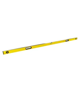 Vodováha hliníková MASTERTOOL PROFI stavební 200 cm 3 libely 0,5 mm/m 0,03° gumový úchyty 36-2003
