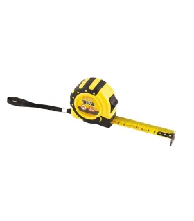 Zvinovací metr MASTERTOOL Magnetic NYLON 5 m*25 mm se 2 zámky, autostop 64-5025