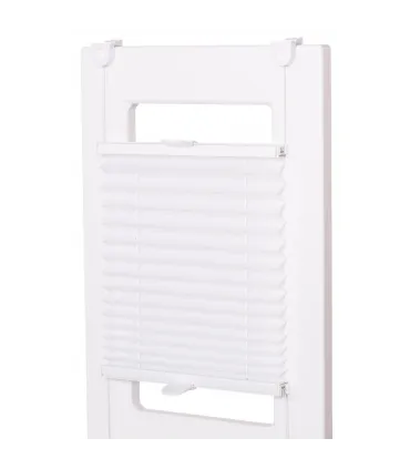 Roleta Plisé Extra série bez vrtání Bílá